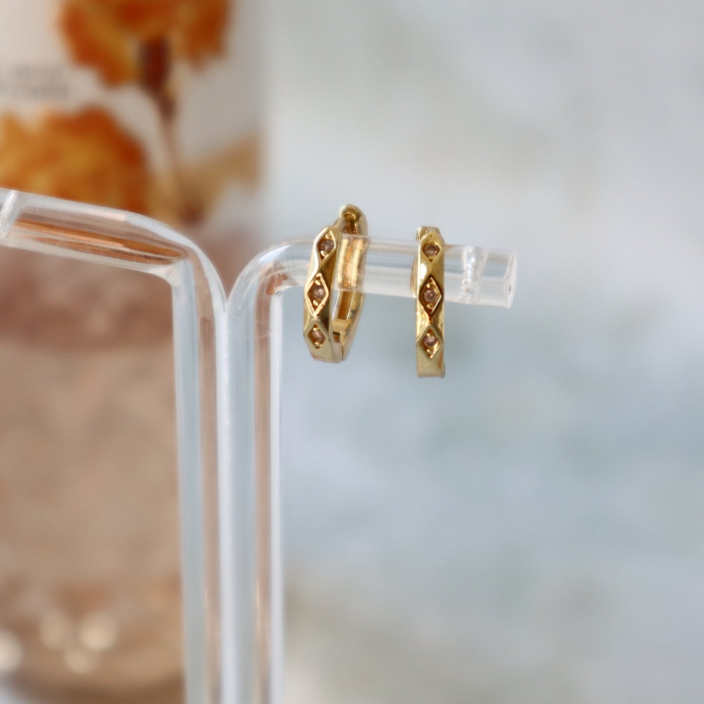 Argollas diamante