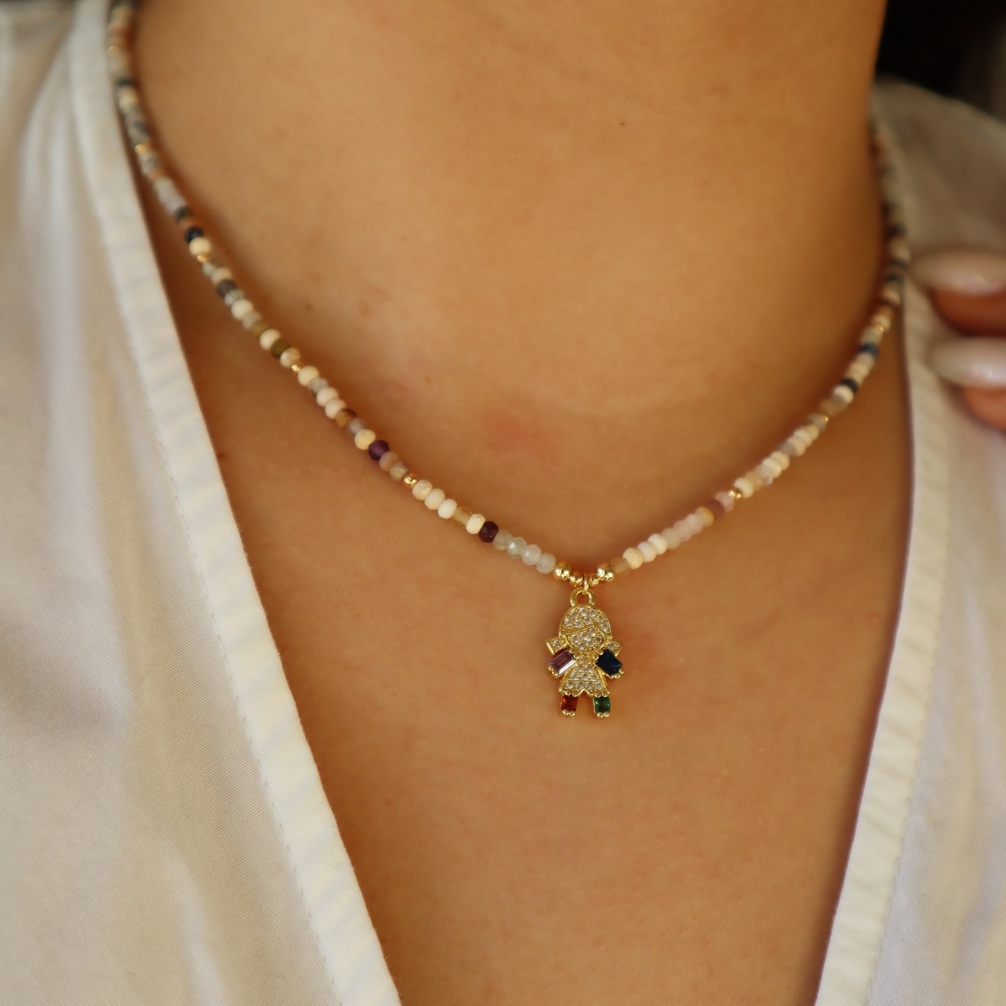 Collar kids agata color