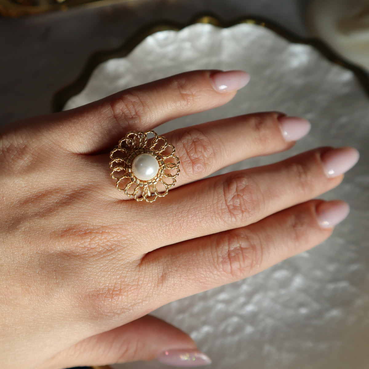 Anillo Magno perlado