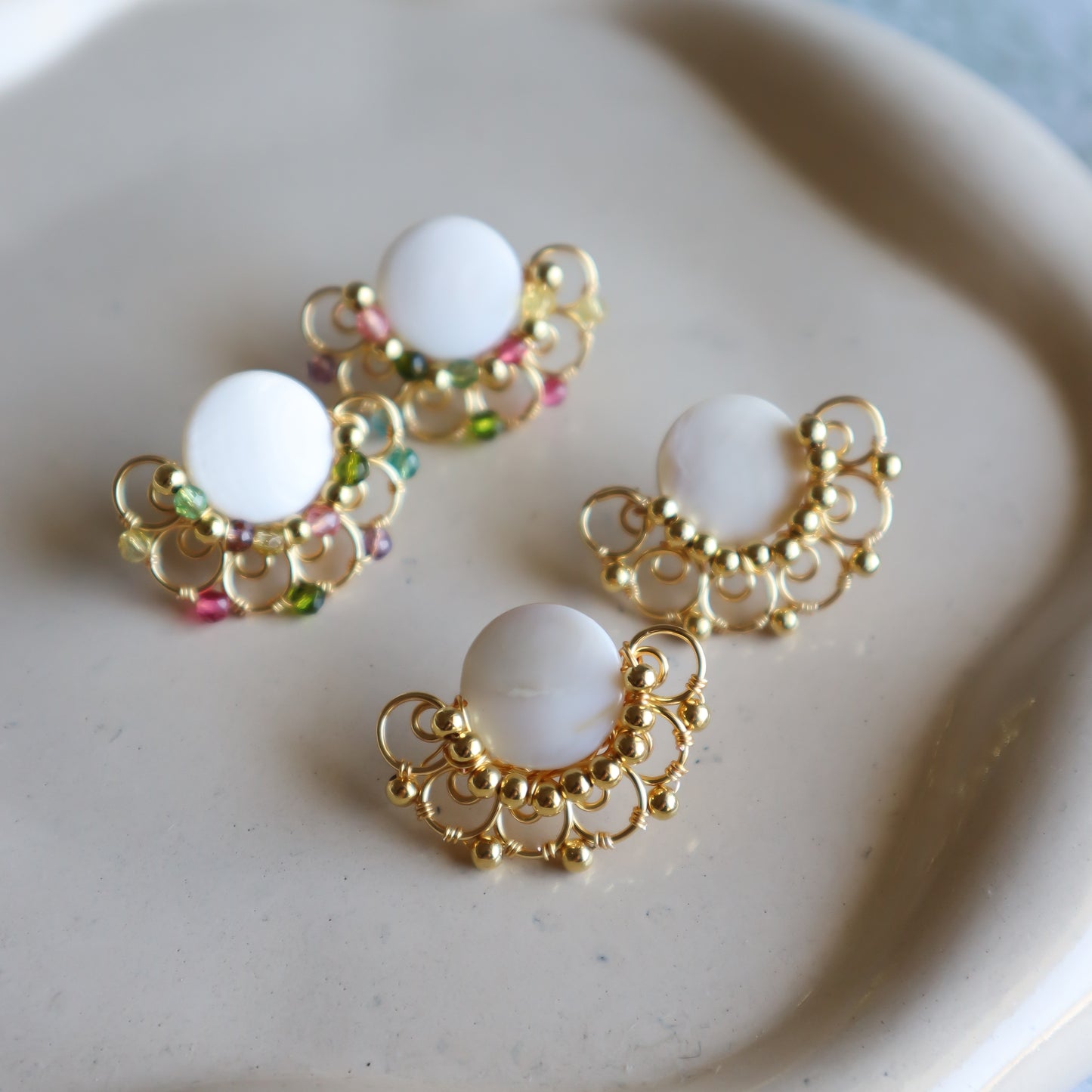 Aros España nacarado