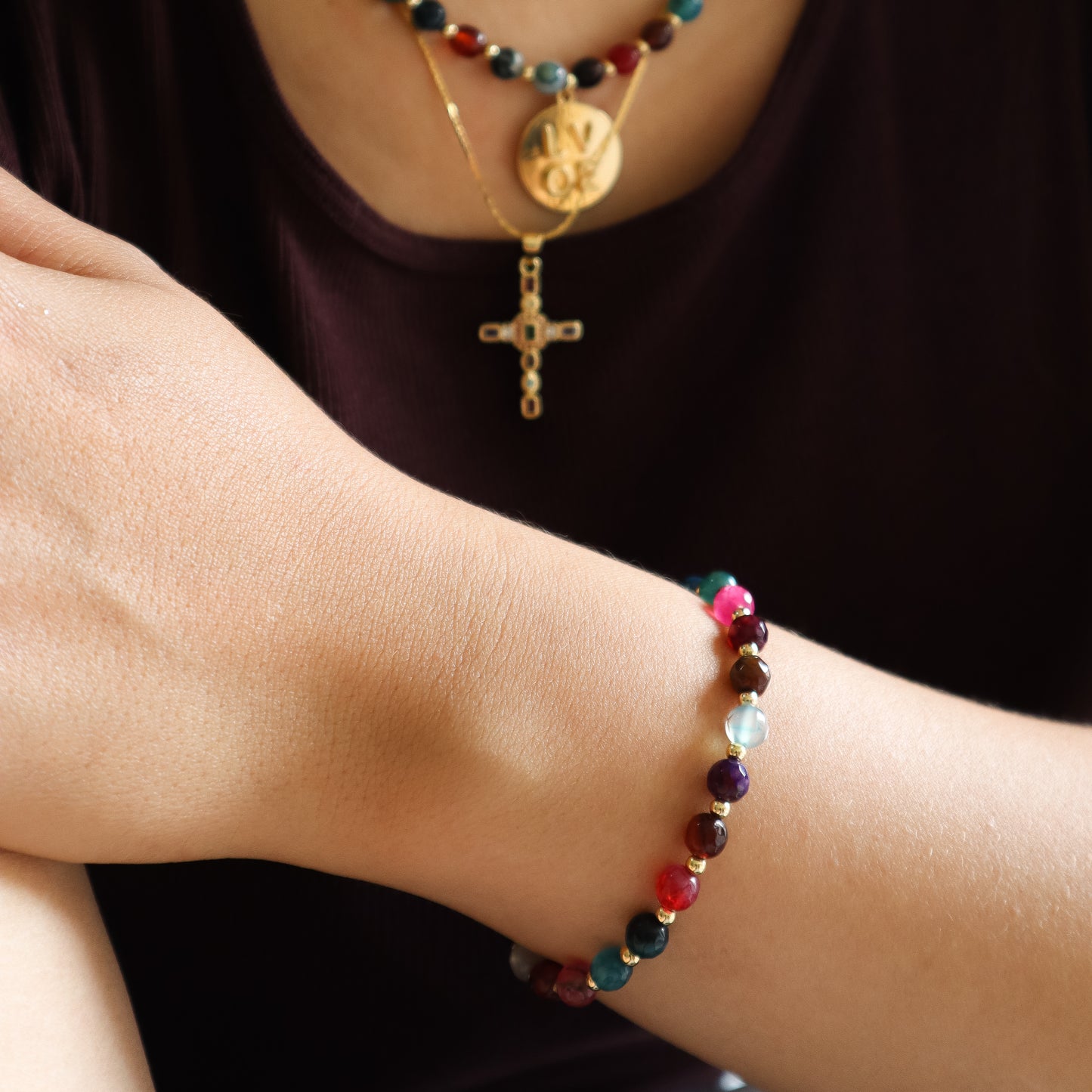 Brazalete Ágata mediano