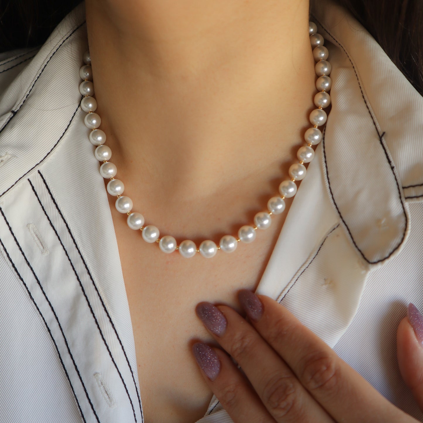 Collar Mónaco Perlado Shell