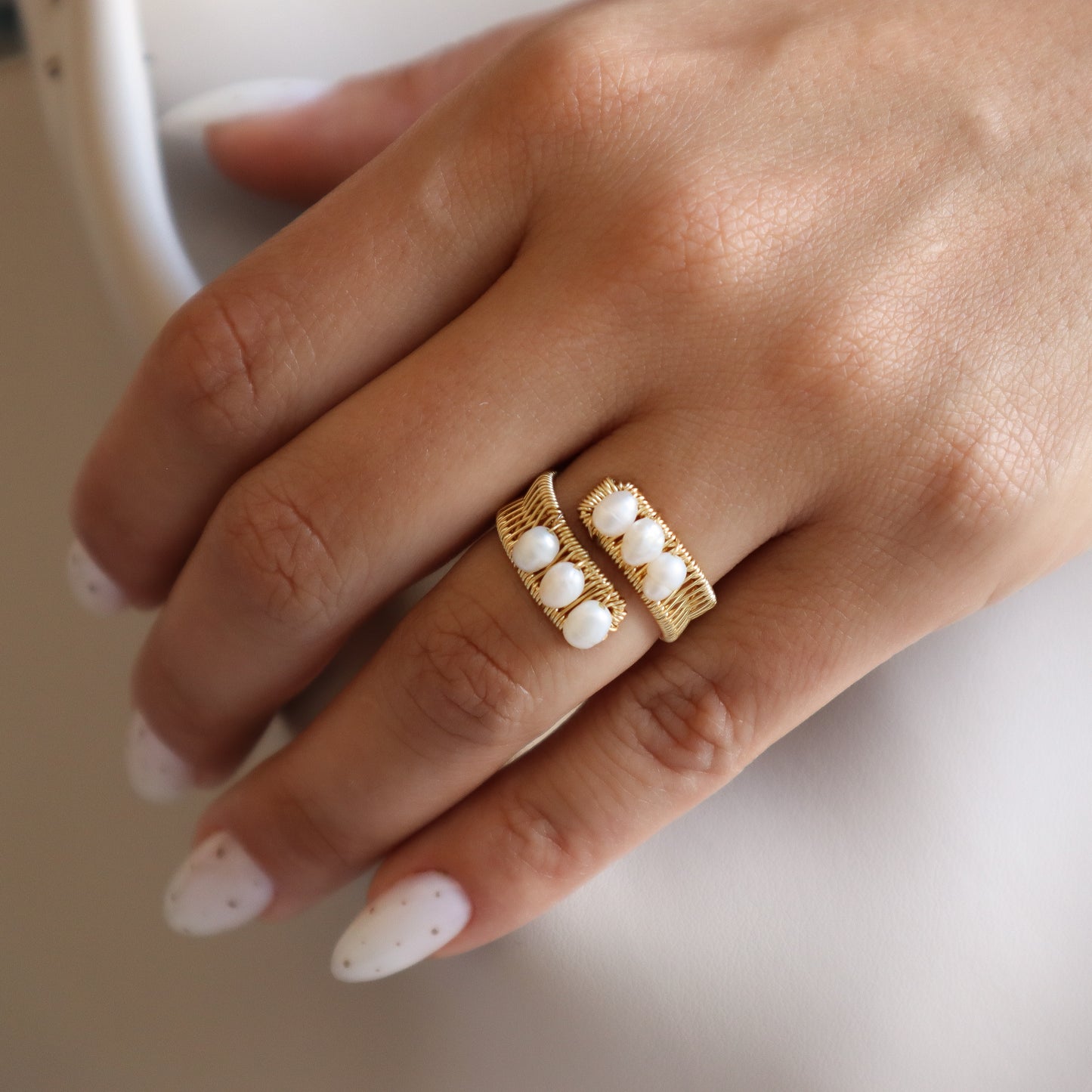 Anillo Perlado