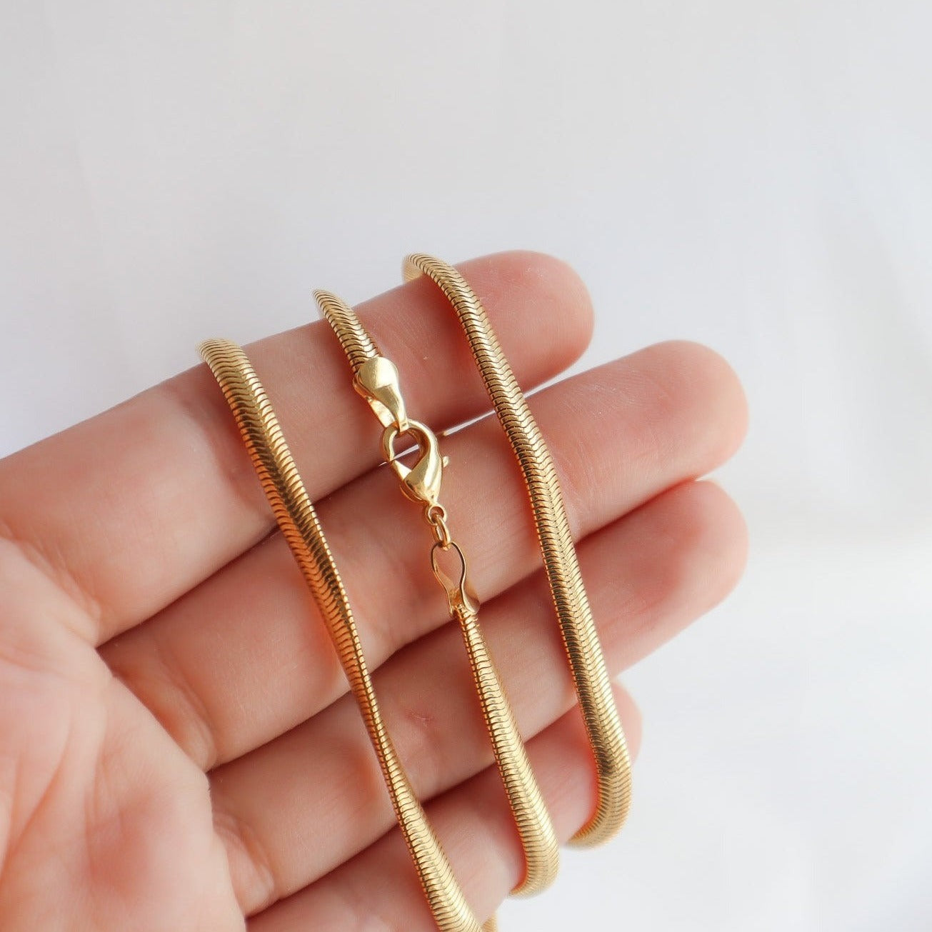Collar Snake Oro Glam