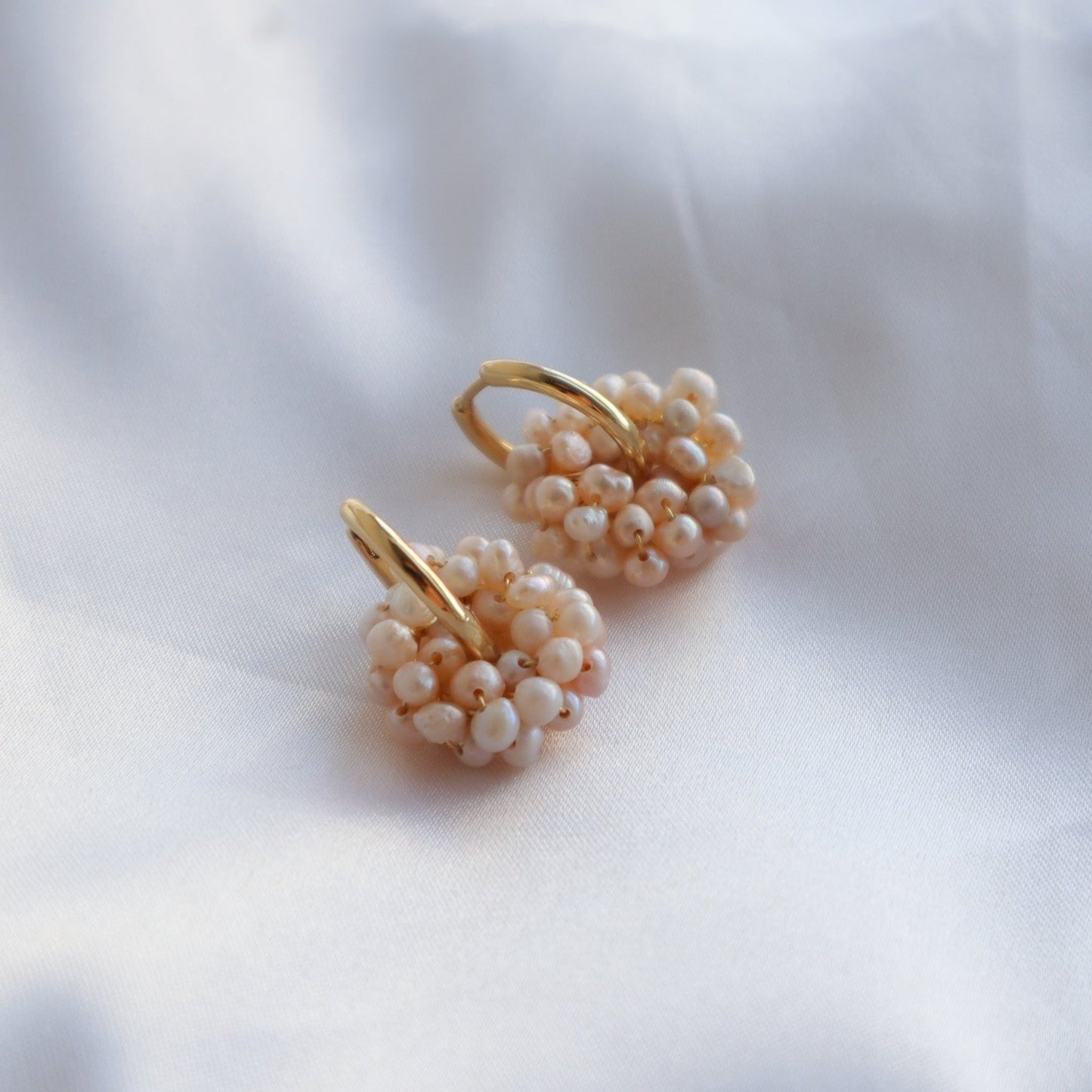 Argollas 2 en 1 Perladas