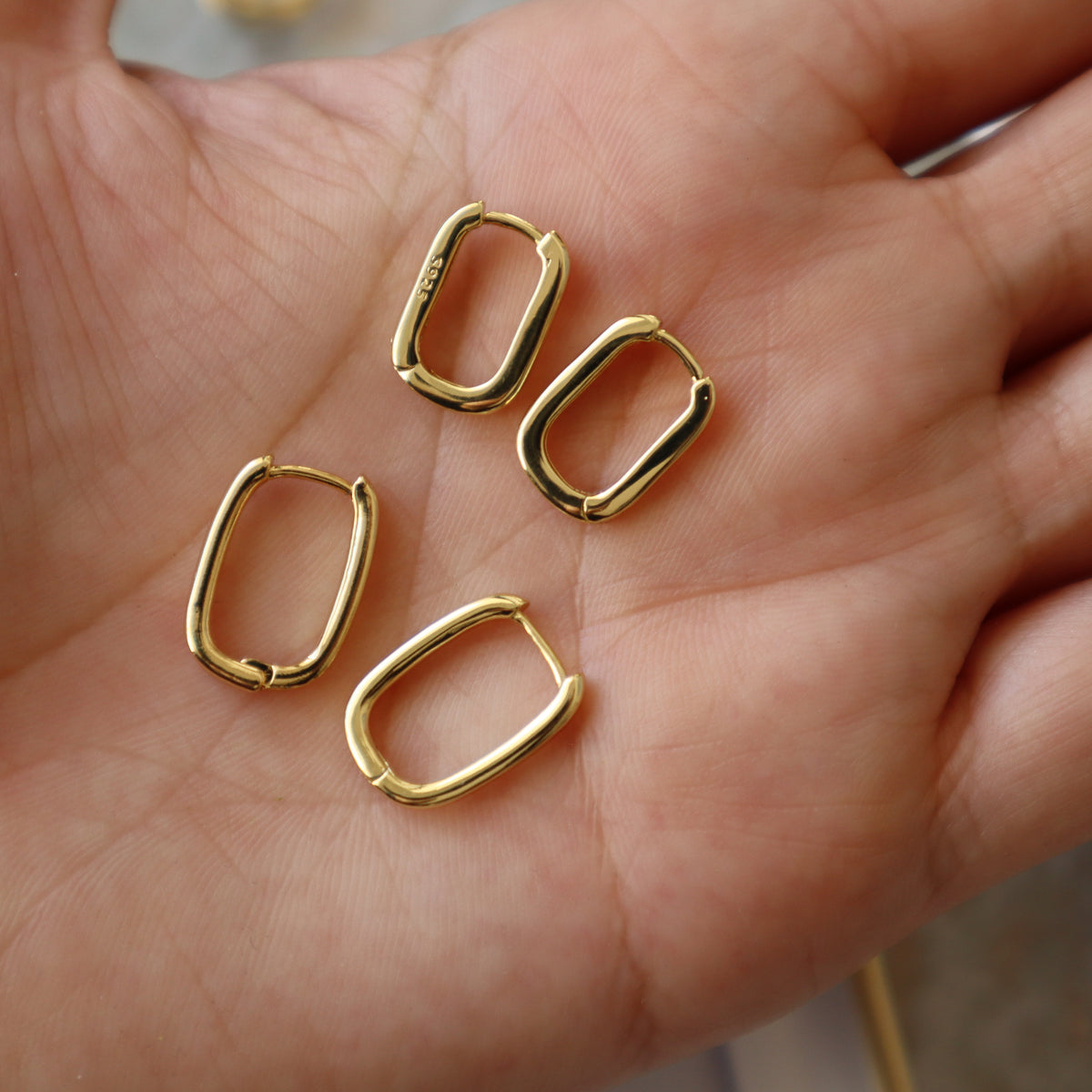 Argollas Basic rectangular