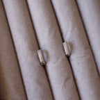 Argollas mini plateadas circon