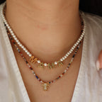 Collar perlado MAMÁ