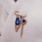 Broche Rocio Azulado