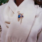 Broche Rocio Azulado