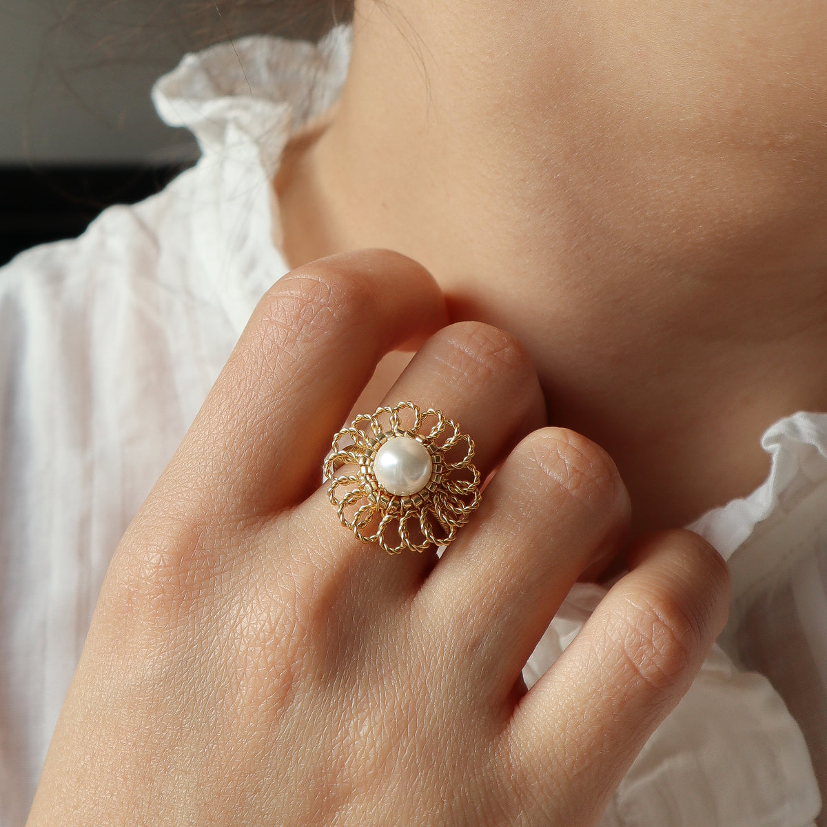 Anillo Magno perlado