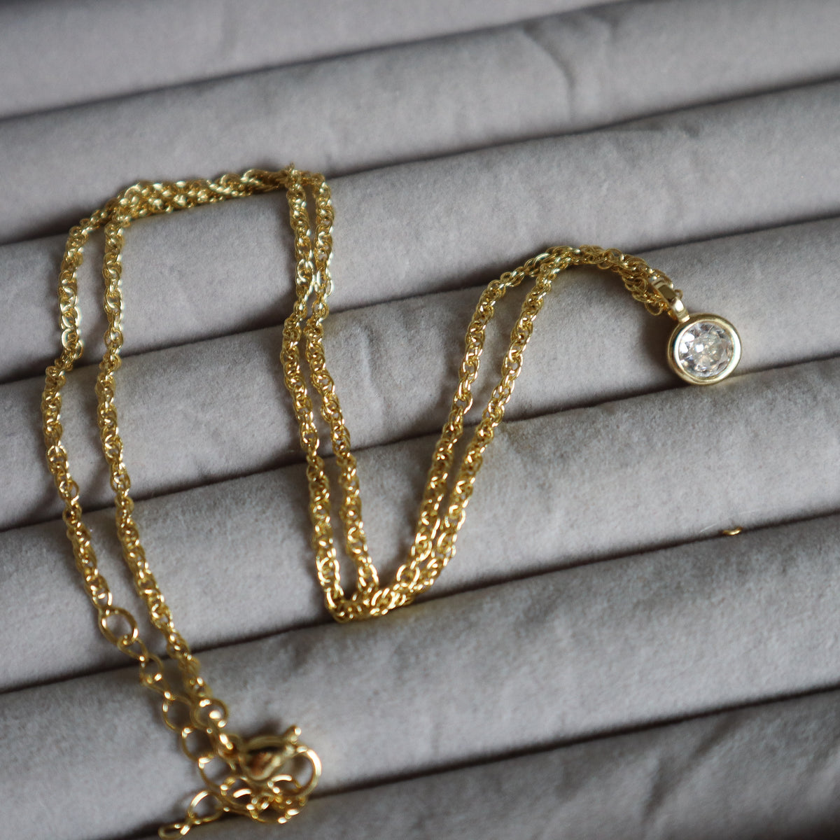 Collar Punto de luz chunky