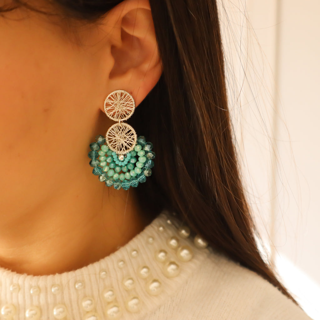 Aros Elena plateados