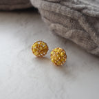 Aros Botón Gold