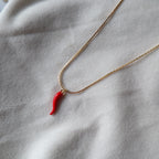 Collar Ají rojo / Gold