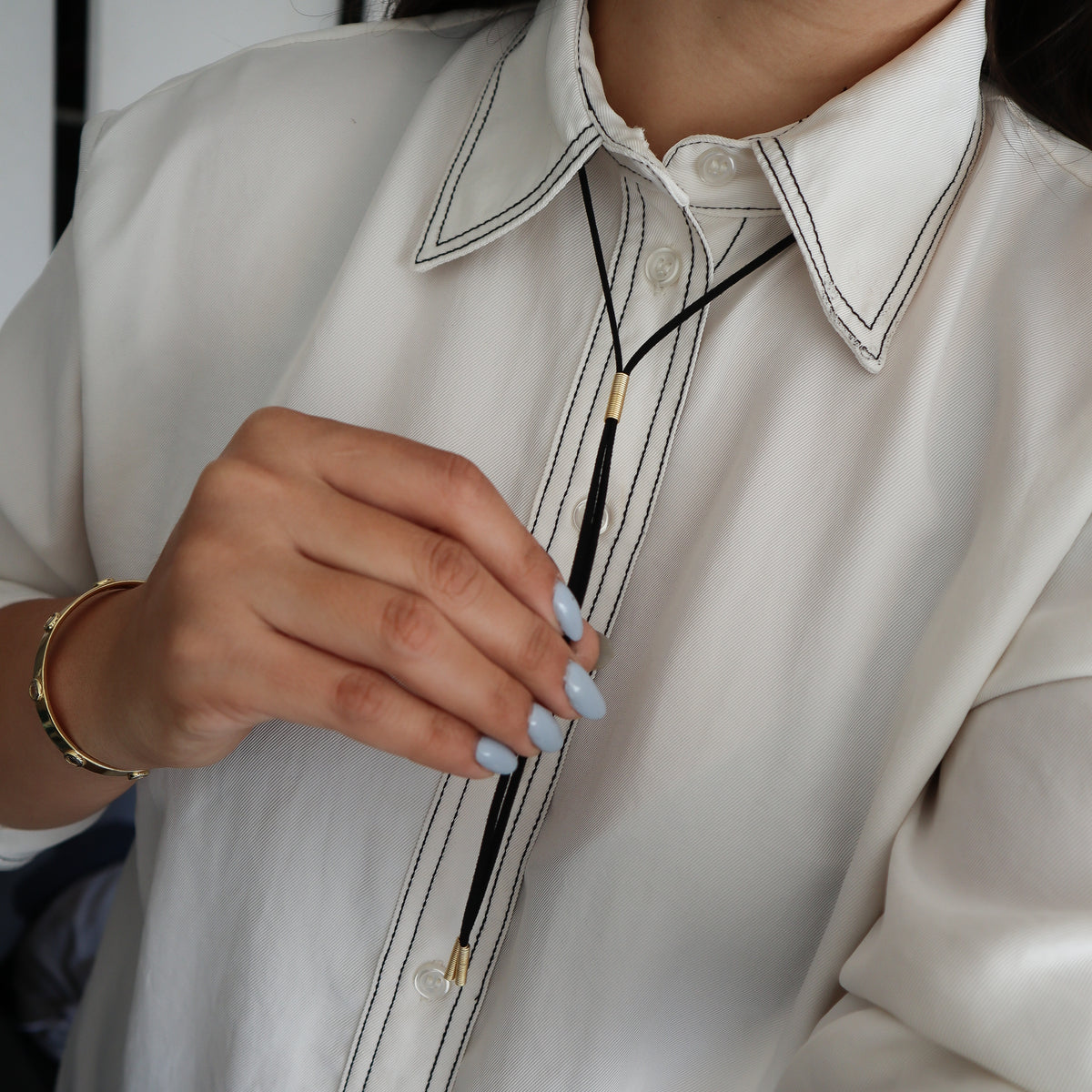 Collar vaquera simple