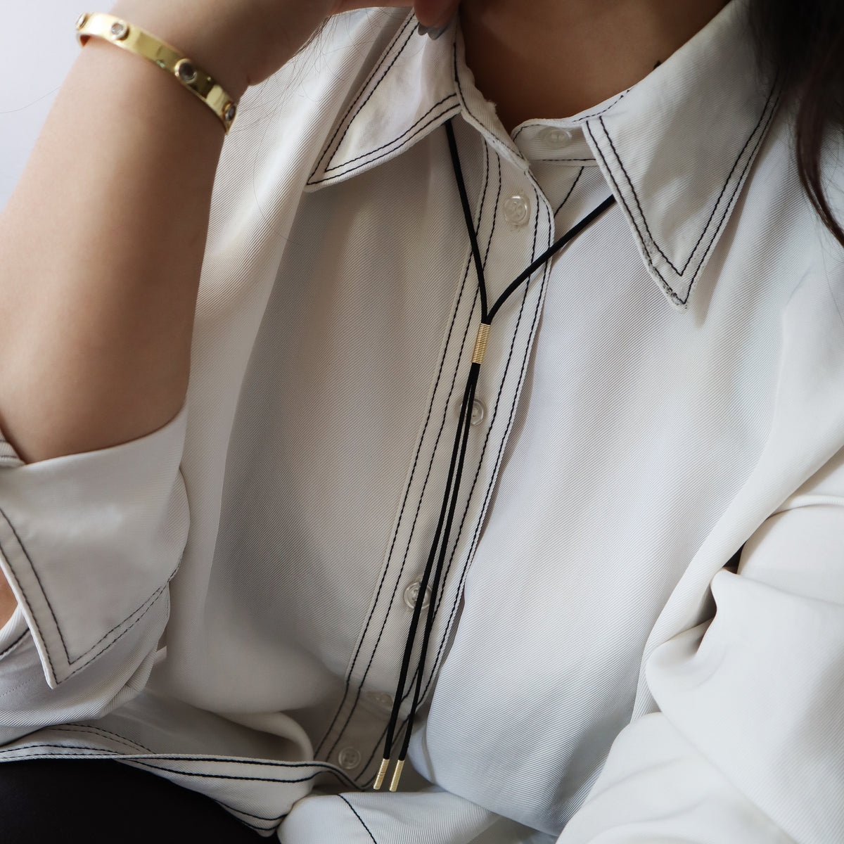 Collar vaquera simple