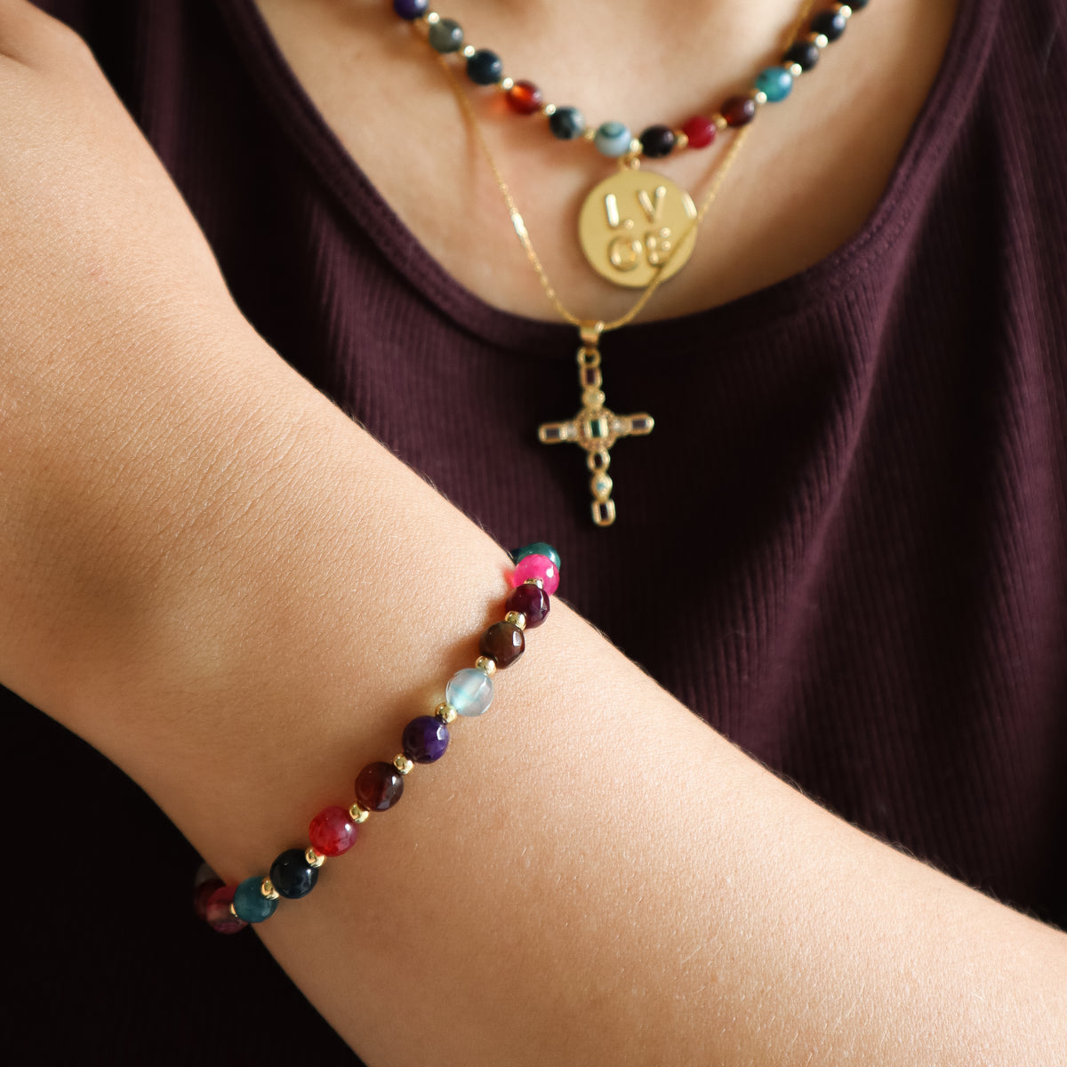 Brazalete Ágata mediano