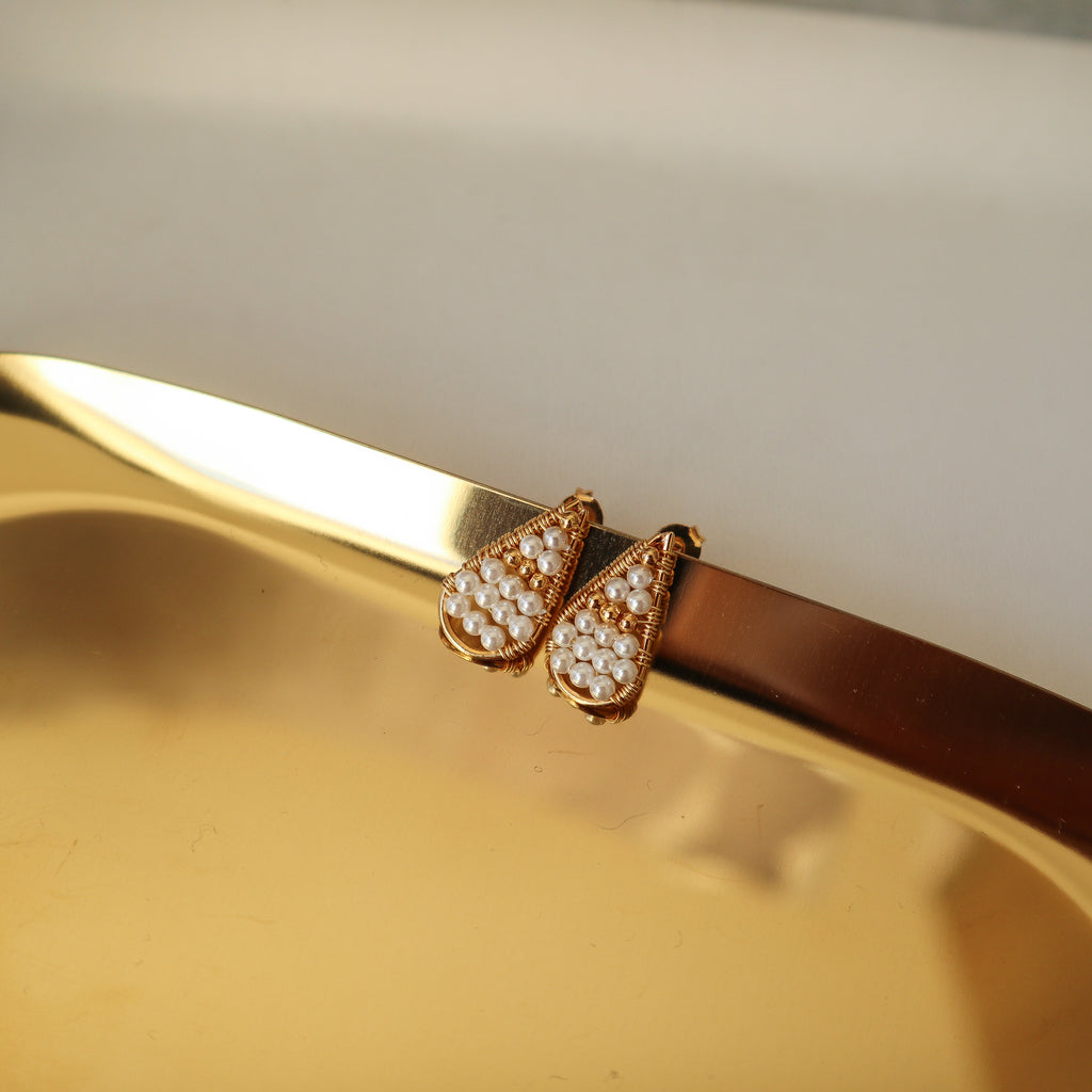 Aros gota cristal