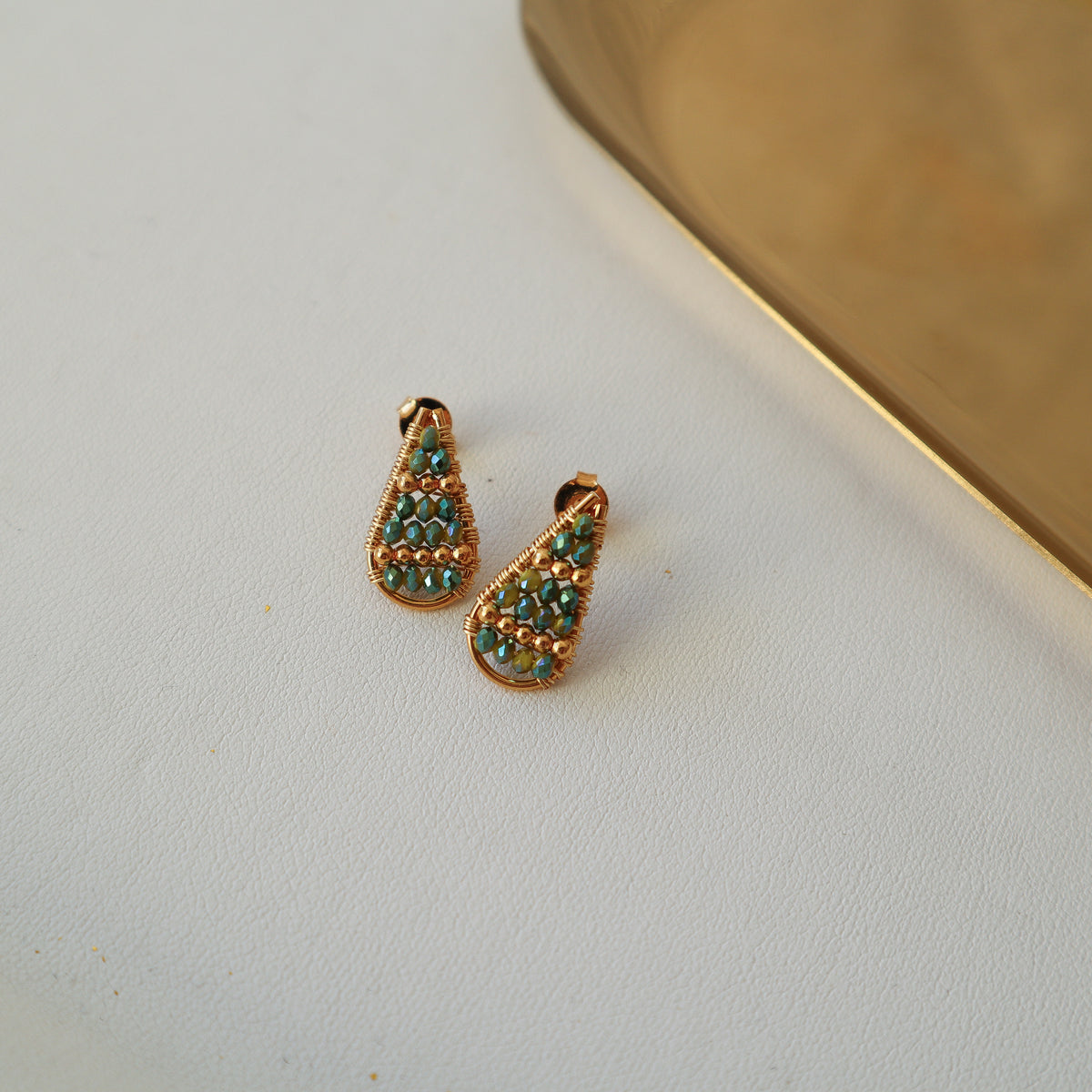 Aros gota cristal