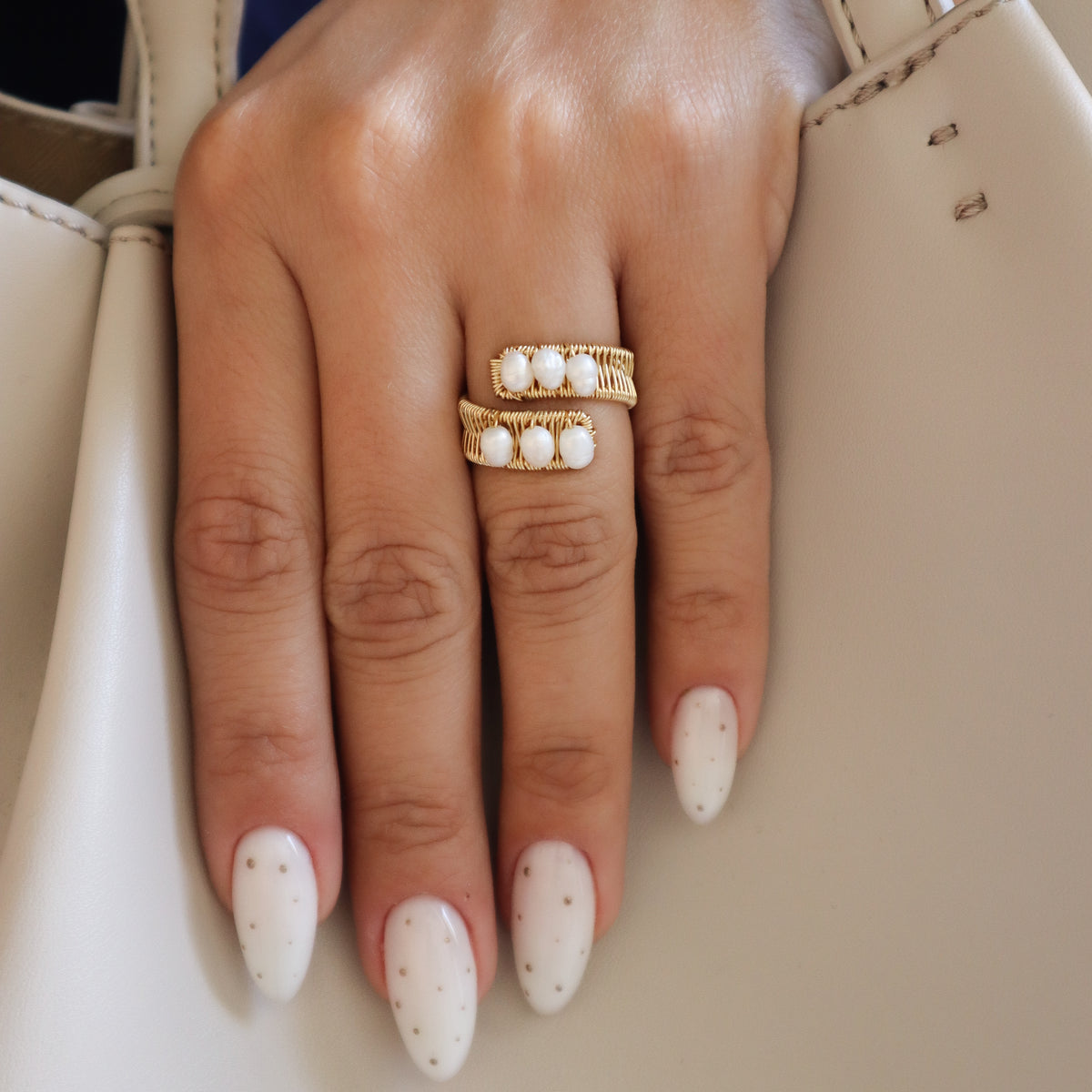 Anillo Perlado