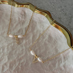 Brazalete iniciales perla