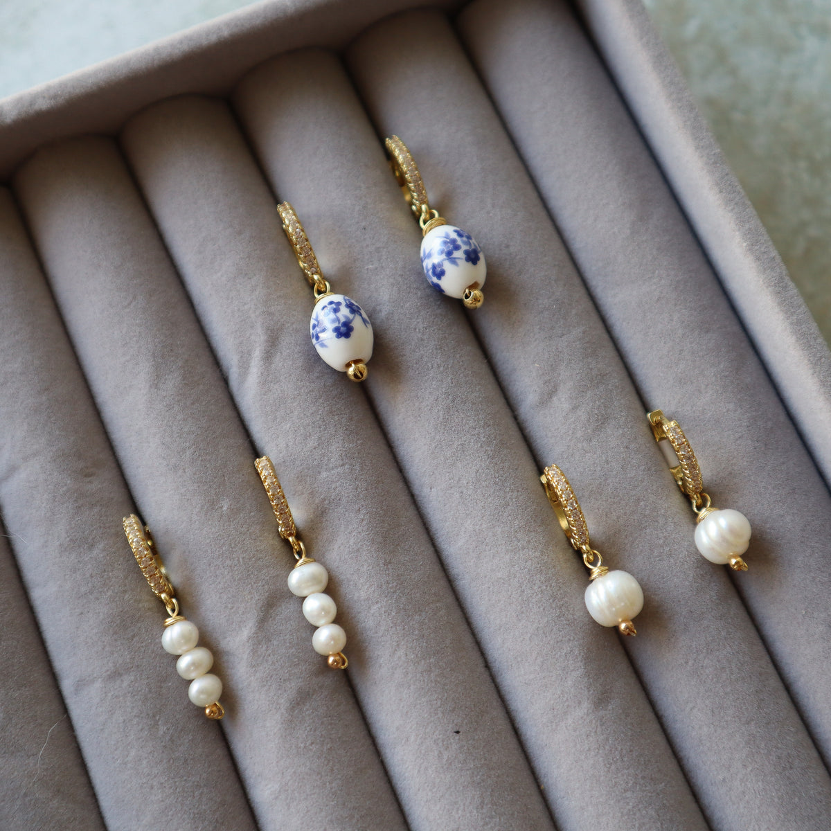Perlas circon clasicas