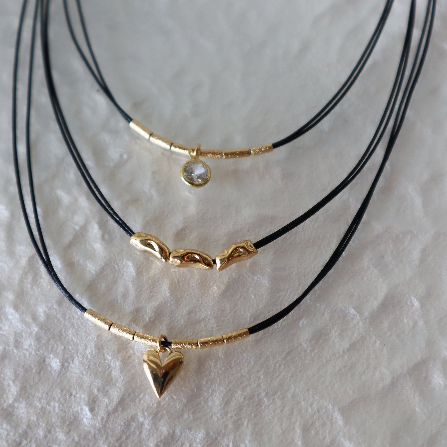 Choker Black Gold