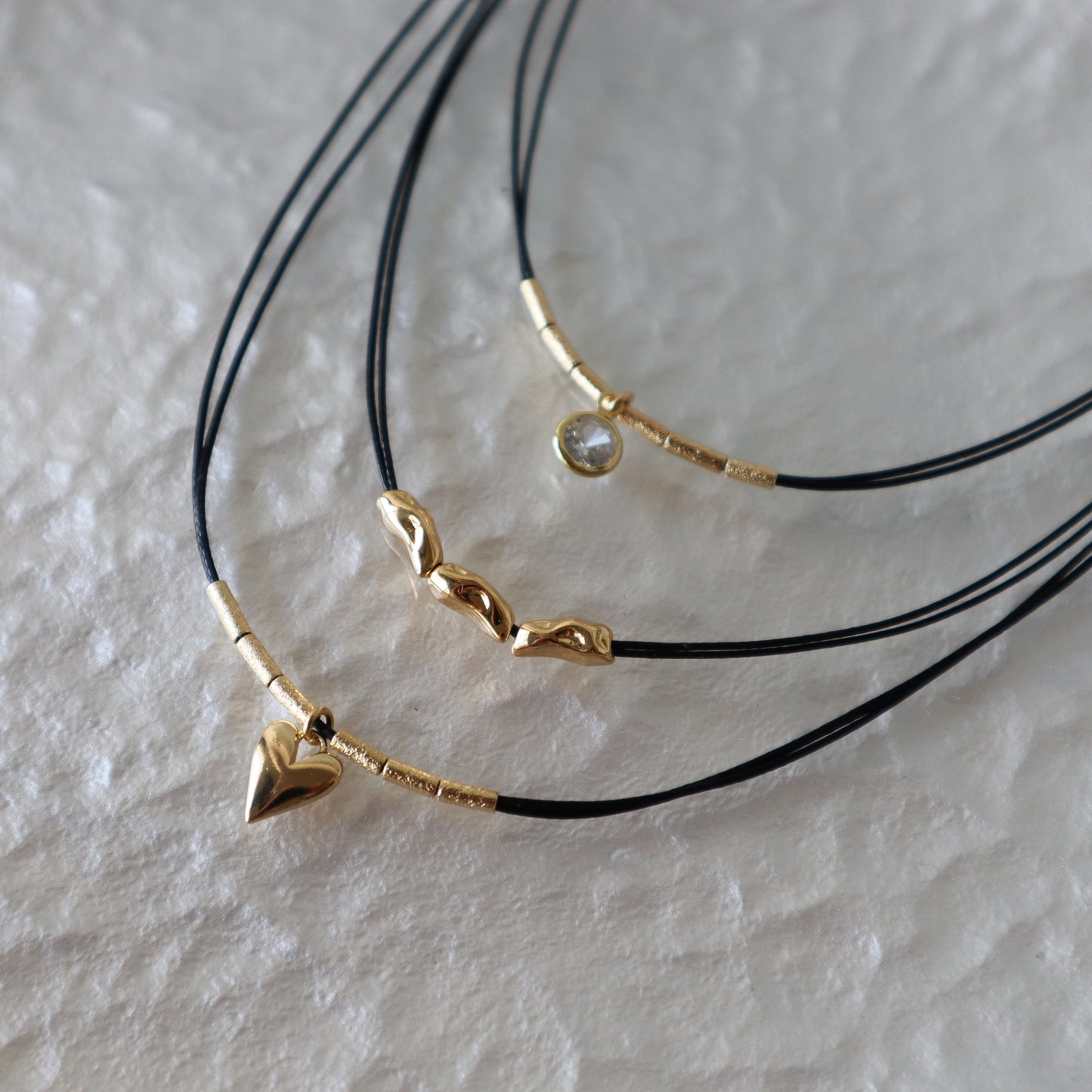 Choker Black Gold