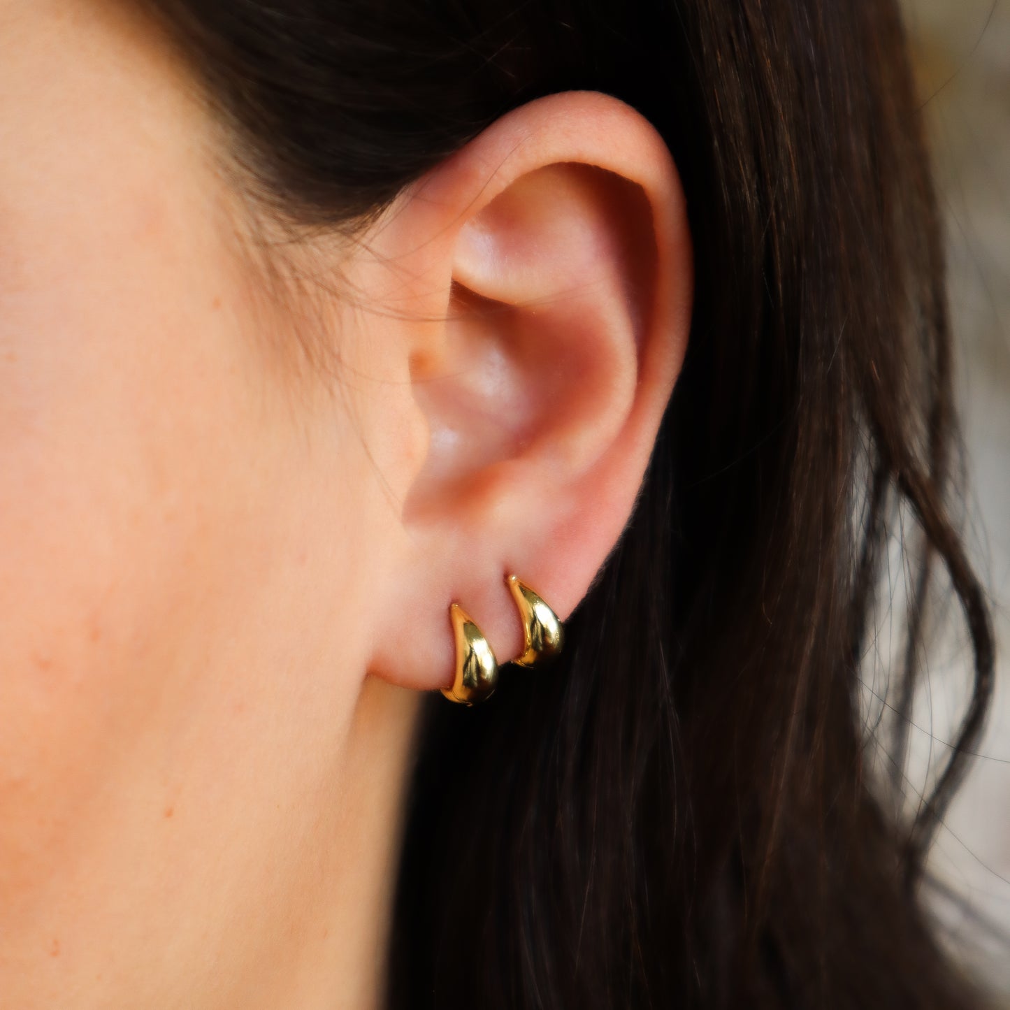 Argollas mini en diagonal