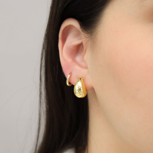 Aros Gota Oro #Trendy